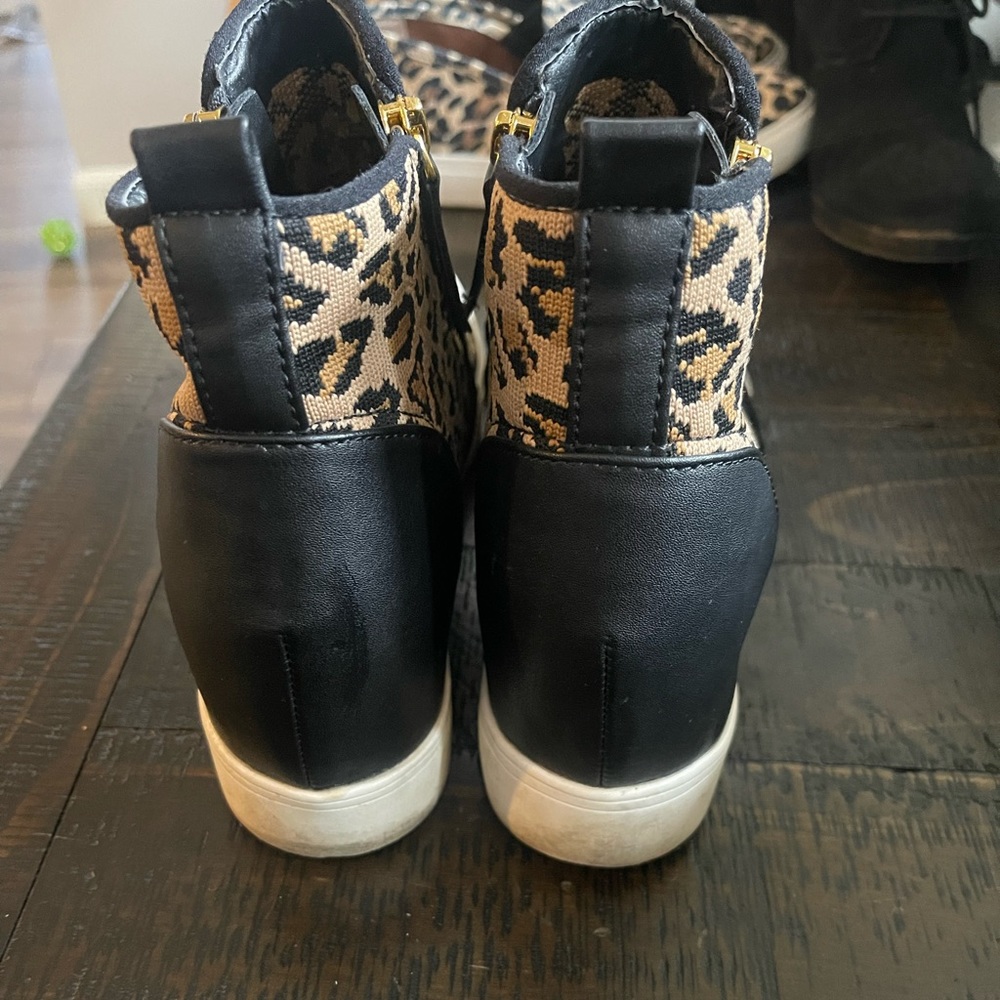 Steve Madden Leopard Wedge Shoes